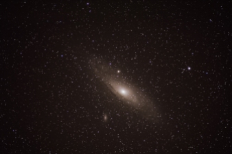 This is the Andromeda Galaxy. At 2.5 million light-years away from the earth. I took about 840 images with a Nikon 300mm, f2.8 manual focus lens for a combined exposure time of about 7 hours.